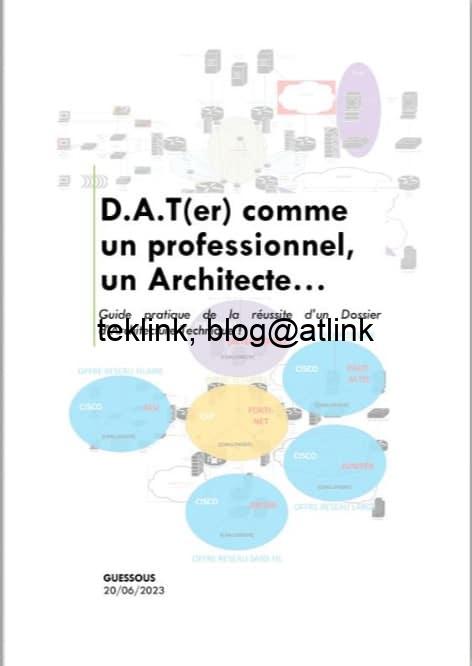 D.A.T(er) comme un professionnel, un Architecte…